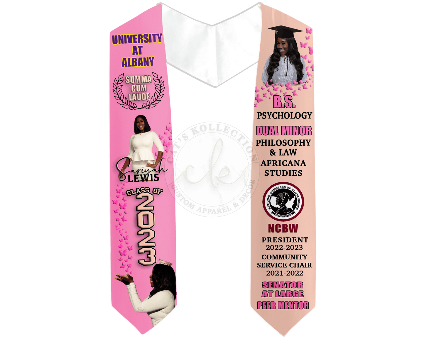 72 inch Graduation Stole