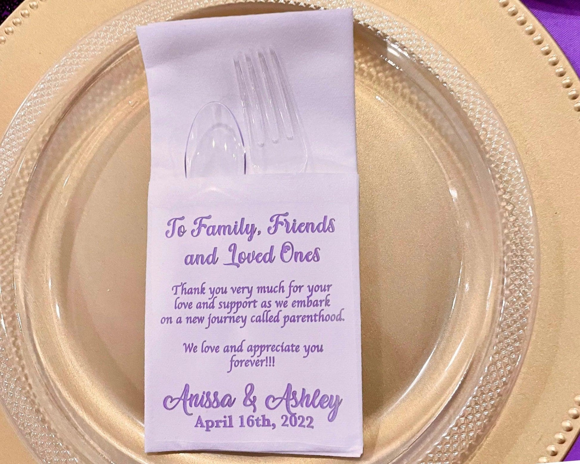 Custom Dinner Napkins - Cat's Kollection