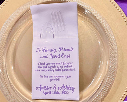 Custom Dinner Napkins - Cat's Kollection