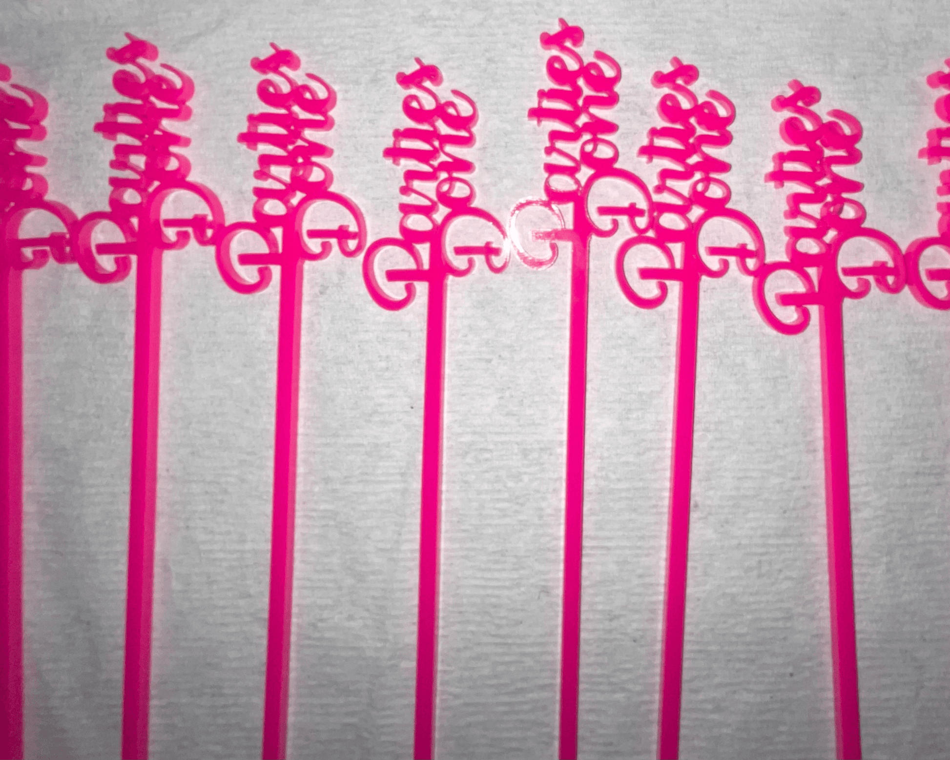 Acrylic Drink Stirrers - Cat's Kollection