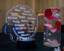 Load image into Gallery viewer, Afro Acrylic menu
