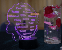 Load image into Gallery viewer, Afro Acrylic menu
