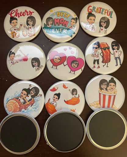 2.25inch Round Magnets - Cat's Kollection