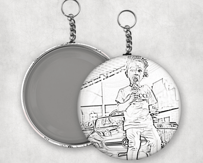 2.25inch Round Keychain - Cat's Kollection