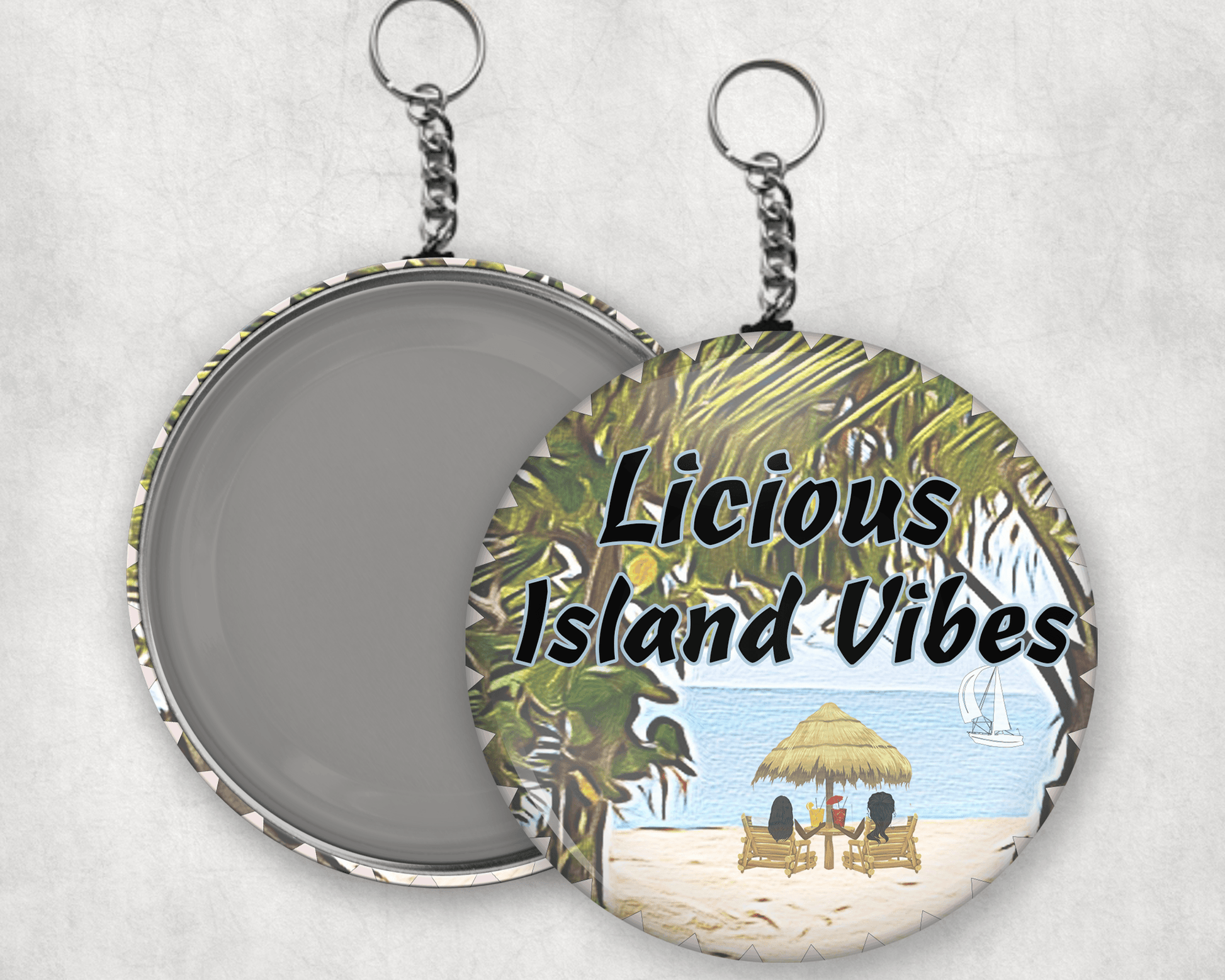 2.25inch Round Keychain - Cat's Kollection